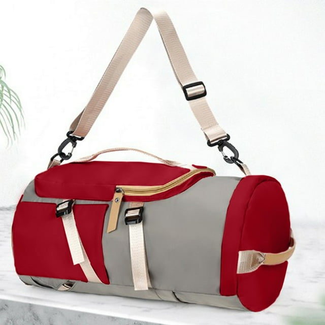 The Crowdsource Design Duffel Bag with 7 Optimal Compartments Including Water Resitive Pouch,Dry Wet Separated Gym Bag Sport Training Handbag Yoga Bags