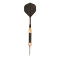 thumbnail image 2 of Nodor Black & Brass Steel Tip Darts with Barrels, Aluminum Shafts, Flights, and Carrying Case, 2 of 2