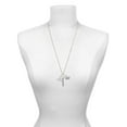 thumbnail image 3 of Delight Jewelry Silvertone Large Trinity Knot Always My Mother Bar Zoe Necklace, 3 of 4