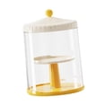 thumbnail image 3 of Vitrina transparente para figuras de acción, a prueba de polvo, con rotación de 360 ​​grados. amarillo, 3 of 10