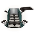 thumbnail image 2 of Tramontina 11 Piece Ceramic Nonstick Nesting Cookware Set — Stackable, Space Saving Set - Mediterranean, 2 of 11