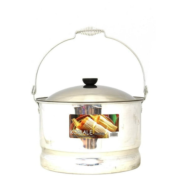Vaporera Komale Aluminio de 26 cm con Tapa