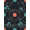 Black Teal Coral, Pattern 17, variant on ODIKA Music Cd Circle Musical Instrument Piano Guitar Note Disc Shape for Dorm Room, Small Living Apartment, Stain Resistant Low Profile