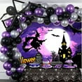 thumbnail image 4 of DPTALR Nappe Jetable d'Halloween Nappe Rectangulaire en Plastique Nappe de Fête d'Halloween, 4 of 8