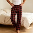 thumbnail image 6 of CYiJun Plaid Pajama Pants for Mens Soft Comfy Loungewear Sleepwear Lightweight Sleep Pant, 6 of 8