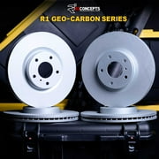 R1 Concepts Carbon Coated Disc Brake Rotor Set WDPN2-42012