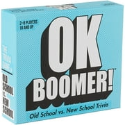 Games Adults Play OK Boomer - The Old School vs. New School Trivia Game, Blue Sky, Includes 220 Cards