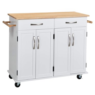 Belleze Rolling Kitchen Island Utility Cart With 2 Drawers Baldy Black Com Belleze Rolling Kitchen Island Utility, Belleze Kitchen Island Cart With Wood Top