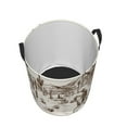 thumbnail image 3 of Fotbe Western Desert Cowboys3 Laundry Basket with Handles, Waterproof Large Laundry Hamper, Wash Bag for Corner Dorm, Rolling Laundry Basket with Handles-Small, 3 of 8