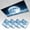 Color 3, variant on 4 Pack Magnetic Ceiling Light Covers 2 x 4 Feet, Sky Stars Soft Clouds Purple Tones Light Shades & Filters for Office Classroom Drop Ceiling Flat Panel Lights