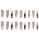 thumbnail image 4 of 24 uñas postizas de ballet acrílicas largas para Halloween, uñas postizas de ballet para mujeres, pegamento de Halloween en las uñas con diseños (cara de fantasma y llama), 4 of 5