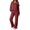 Wine, variant on Womens 2 Piece Outfits Off the Shoulder Sweatshirts Crop Top Wide Leg Sweatpants Fall Casual Matching Lounge Sets
