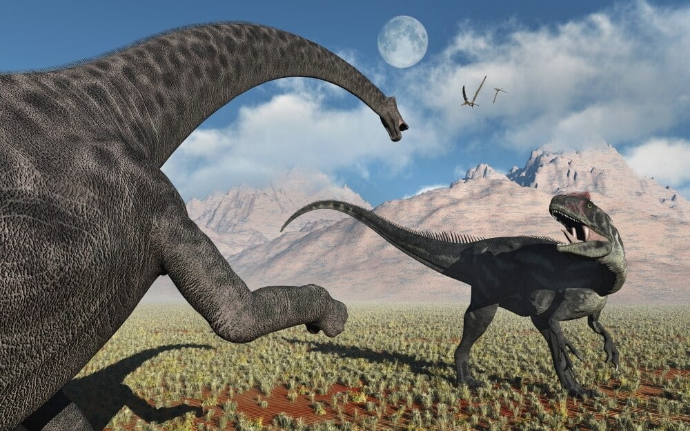 large dinosaur predators