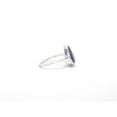 thumbnail image 2 of Heaven Crafts 925 Sterling Silver Teardrop Lapis Lazuli Ring Blue Gemstone Bridesmaid Gift Promise Ring, 2 of 4