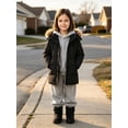 thumbnail image 4 of Wantdo Girl's Coat Insulated Winter Coat Puffer Parka Jacket Outerwear Jacket Black 10/12, 4 of 11