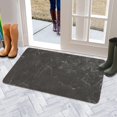 thumbnail image 4 of 17x30 Black Bath Rug from Color&Geometry - Quick-Drying Non-Slip and Absorbent - Door Mat for Any Bathroom or Shower, 4 of 6