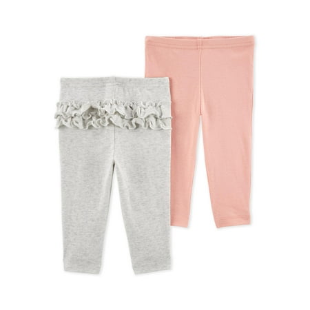 

Carter s Child of Mine Baby Girl Pant 2-Pack Sizes Premie-9M