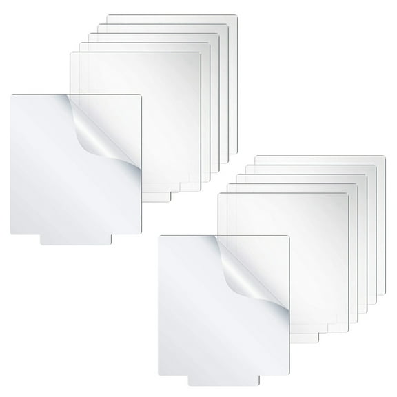 Acrylic Sheet Clear Cast for LED Light Base Table Signs DIY Display Projects Craft Lights 12 Pieces