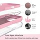 thumbnail image 4 of Funda de silicona rosa para iPhone 13/14 EUMADOVE, 4 of 9