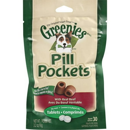 Greenies Pill Pocket For Dogs, Beef Tabl