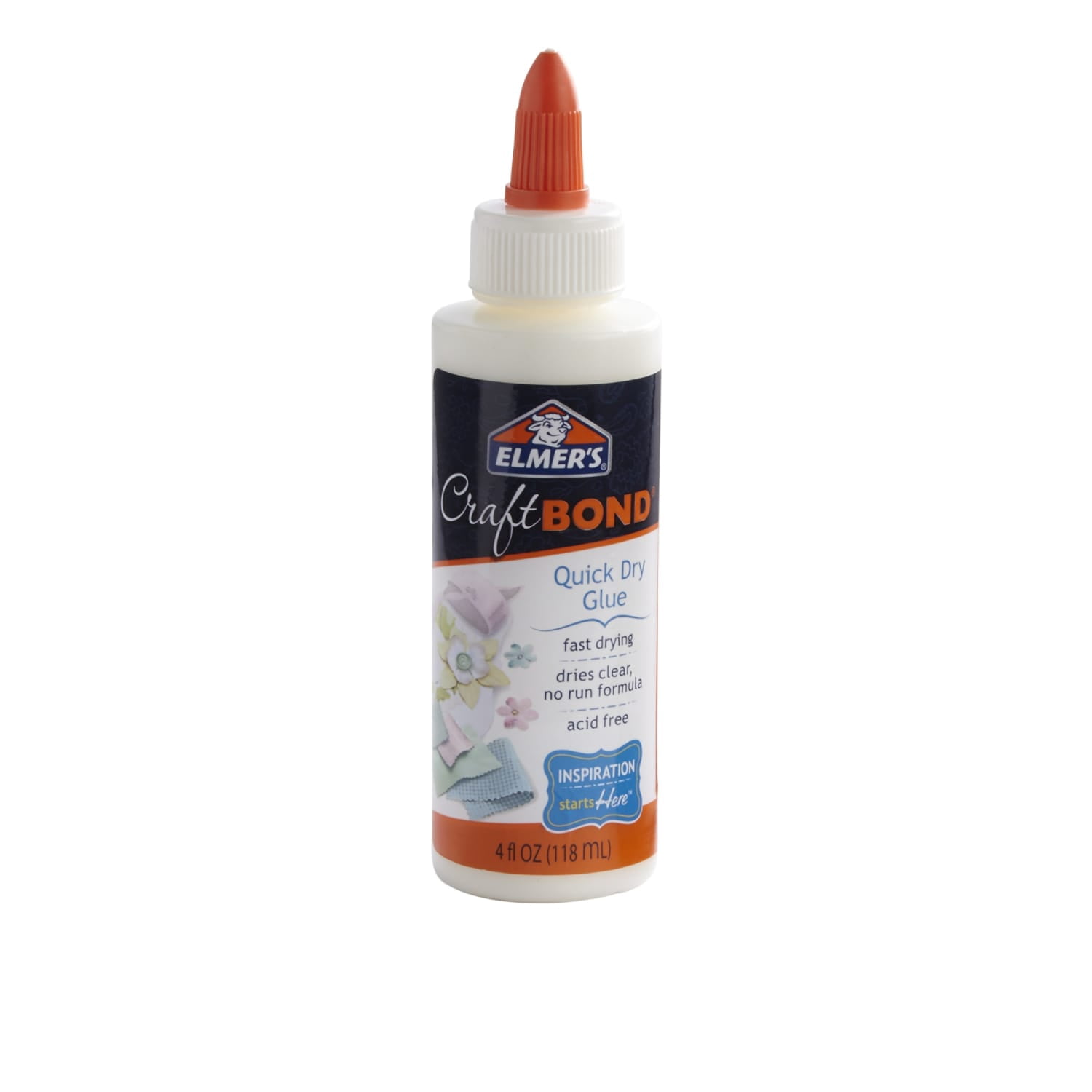(2 pack) Elmer's Craft Bond Quick Dry Glue, 4 oz.