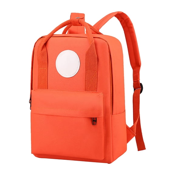 Nkmbld Large Capacity Computer Backpack 12.6-inch Lightweight for Elementary Backpack Travel Casual Spacious and Durable Daypack, Orange