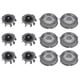 thumbnail image 1 of 6 Pack SH50 Replacement Heads for Series 5000 Shavers, S5000 S5420 S5380 S5351 MultiPrecision Blades, 1 of 4