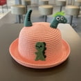 thumbnail image 2 of EnJoCho Children Cartoon Cap Girls Baby Boys Spring Autumn Outdoor Shade 3D Dinosaur Fisherman Hat Cute Casual Outdoor Caps, 2 of 4
