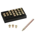 thumbnail image 1 of Leather Stamping Tool 6mm Capital Letters Alphabet Stamp Tools for DIY Crafts, 1 of 11