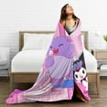 thumbnail image 5 of Kuromi Blanket, Anime Throw Blanket For Couch Sofa Bed, Soft Cozy Lightweight Warm Flannel Blanket, Home Decor, Anime Gifts For Boys Girls Kids Teens, 50"X40", 5 of 9