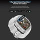 thumbnail image 4 of Reloj deportivo con pulsera inteligente WS-6, pantalla IPS FullTouch de 1,86 pulgadas, rastreador de ejercicios IP68, resistente al agua, BT, 4 of 8