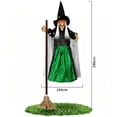 thumbnail image 3 of ShengapQ Halloween Decorations Luminous Witch Hanging Prop Terrifying Outdoor Décor Scary Voice Activation Ghost Toy, 71in, 3 of 7