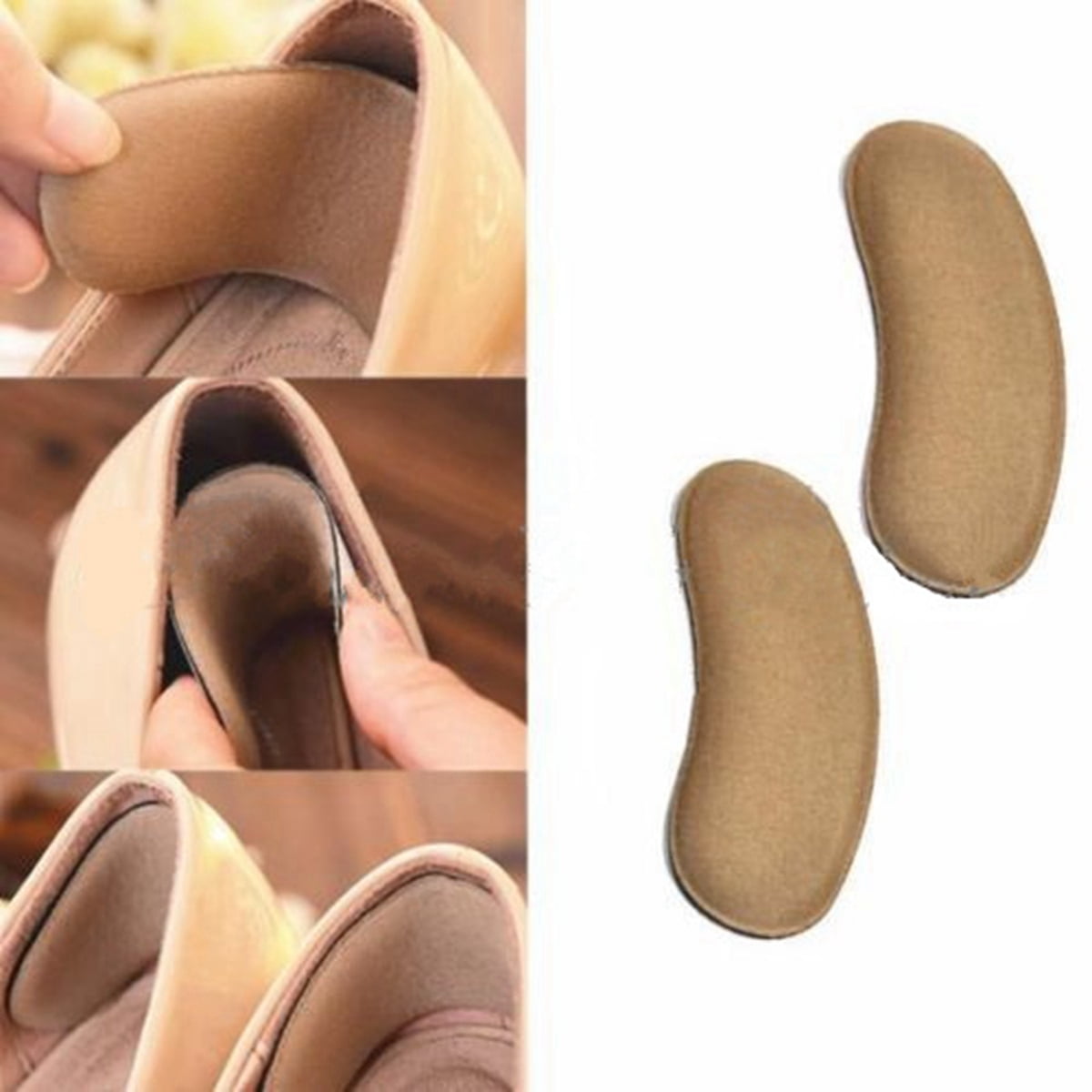 Back-of-Heel Protective Shoe Pad Cushion Liners Insole Insert Self Adhesive