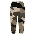 thumbnail image 6 of Penkiiy Women's Cropped Pants Yoga Pants Camouflage Baggy Soft Sweatpants Outdoor Sports Casual Pants With Pockets M Multicolor, 6 of 6