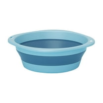 WEGFTDUOP Home Storage Products Collapsibles Wash Basin - Folding Dishs Pans For Kitchen Sink - Camping Portable Dishs Basin - BBQ Preparation Bucket - Laundry Basin - Foot Bath Bucket