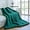 Blackish Green, variant on Chunky Knit Blanket - Luxury Soft Cozy Small Size(40 * 50) Throw Blanket,100% Woven Blanket Rope Knot Throw Blanket for Couch, Sofa, Home Decor, Gift - Machine Washable(White)