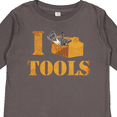 thumbnail image 4 of Inktastic I Love Tools Boys or Girls Long Sleeve Toddler T-Shirt, 4 of 5