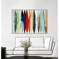 thumbnail image 2 of Giant Art Canvas  36x24 Even Flow Framed in Red, 2 of 3