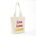 thumbnail image 7 of CafePress - Live Love Laugh Tote Bag - Unisex Canvas Tote Bag, Beige, 1-Piece, 7 of 7