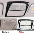 thumbnail image 4 of for Navara NP300 2016-2021 Car Carbon Fibre Front Reading Switch Light Lamp Frame Cover Trim Sticker, 4 of 5