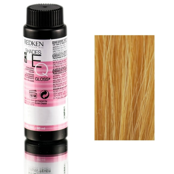 Redken Shades EQ Equalizing Conditioning Color Gloss - 08Wg - Golden Apricot - Pack of 1 with Sleek Comb