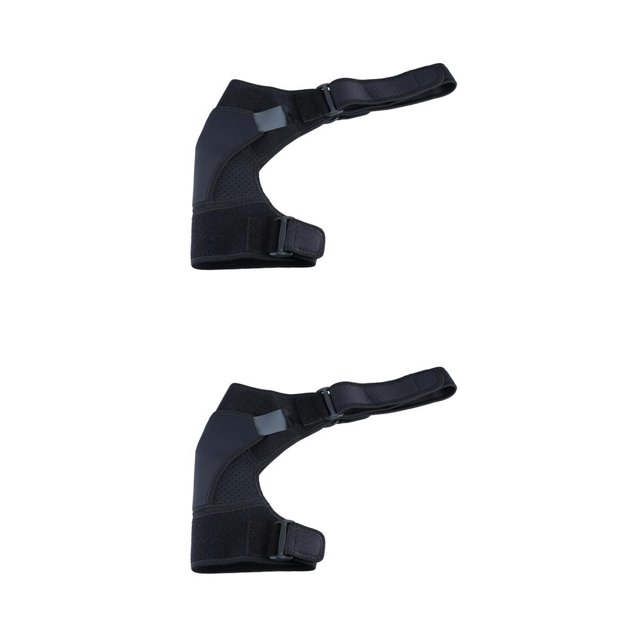 Seitruly Soporte de hombro portátil, manga de compresión ajustable de goma para el hogar, hombros, soporte muscular, Protector, equipo Type5 NO5