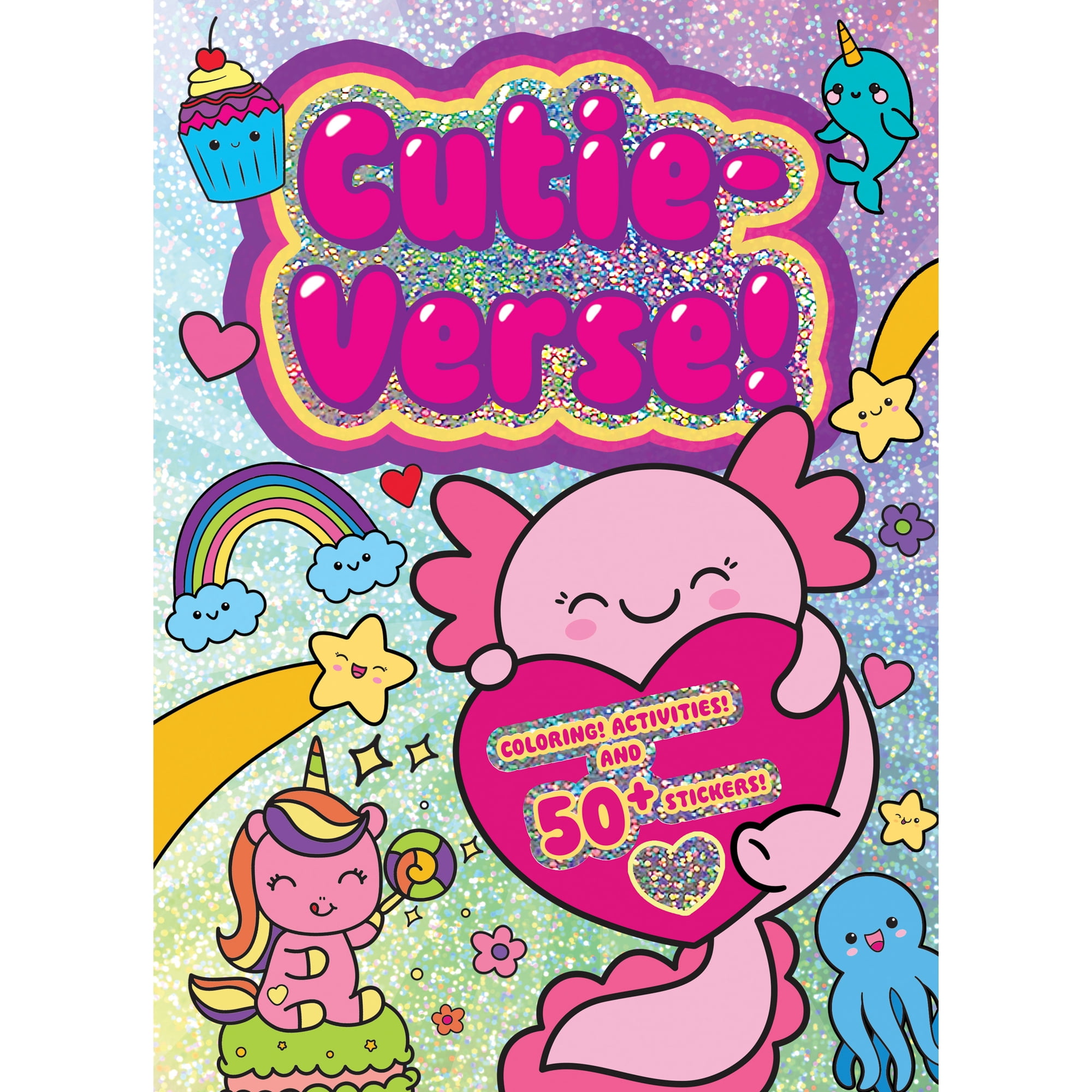 Jumbo Foil Coloring Book: Cutie-Verse, 224 pages (Paperback)
