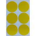 thumbnail image 1 of Royal Green - Round 2 inch Yellow Sticker 50mm - Color Coding dot Labels Permanent Adhesive Circles - 540 Pack, 1 of 6