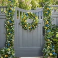 thumbnail image 6 of Spring Wreath Holiday Decoration Patio Door Decorations Wall Hanging Decorations Wreaths Home Faux Flowers, 6 of 7