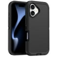 thumbnail image 1 of [PST] iPhone 16 Plus Hard Defender Case, Anti-Drop Triple Layers Shockproof Heavy Duty Defender Hard Case Cover, 1 of 5