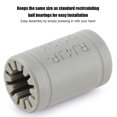 thumbnail image 4 of 5pcs Plastic Bearing, Gray Solid  8mm Inner / 16mm Outer RJMP-01-08 Retaining Ring for 10-30mm Shaft Dia. for Handling, 4 of 7