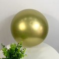 thumbnail image 3 of Globos de metal de 5 a 18 pulgadas para fiestas de cumpleaños, globos de látex de metal cromado, globos inflables metálicos para ceremonias de boda, 3 of 5