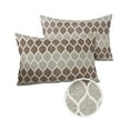 thumbnail image 2 of Mid Century Abstract Outdoor Pillow Covers Set of 2,Decorative Waterproof Throw Pillow Case,Brown Khaki Moroccan Aesthetics Cotton Linen Soft Cozy Cushion Pillowcases, 2 of 7