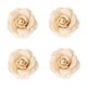 thumbnail image 3 of WASHWEPE 4Ud Flores De Lino Artificiales Beige Para Fiesta Y Manualidades, 3 of 8